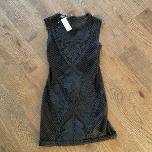 BEBE tight black dress